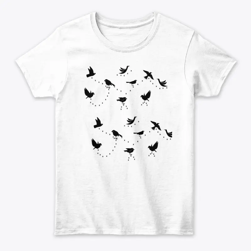 T-shirt lovers  birds