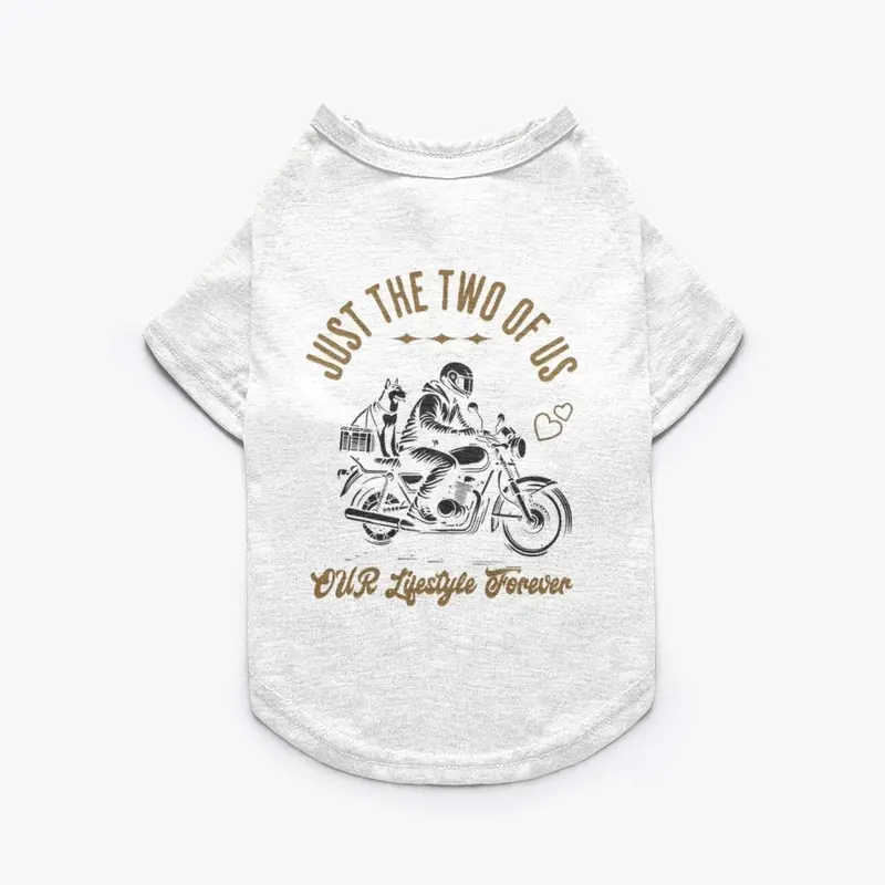 T-shirt Pets Adventure Motorcycle