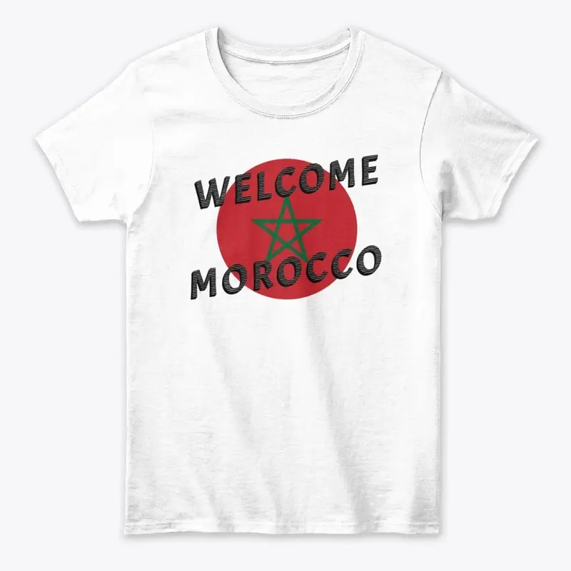 Welcome Morocco T-shirt vacation